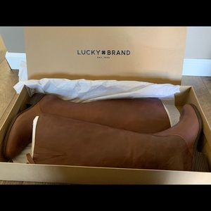 New Lucky Brand leather boots size 8.5